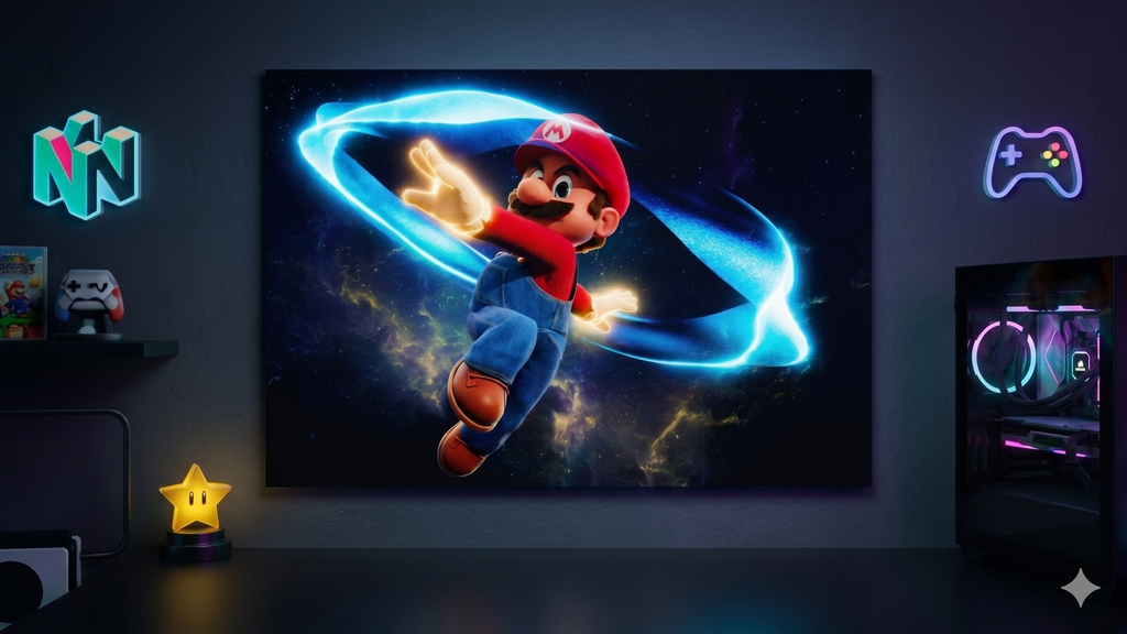 Cuadro Decorativo Mario Bros